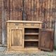 Buffet bas ancien XIXe siècle en bois massif rénové | Henry