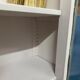 Bibliothèque vitrine Anglaise Patinée