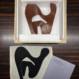 Mrs. Charles Eames_ The shadow does not bend, walnut plywood sculpture