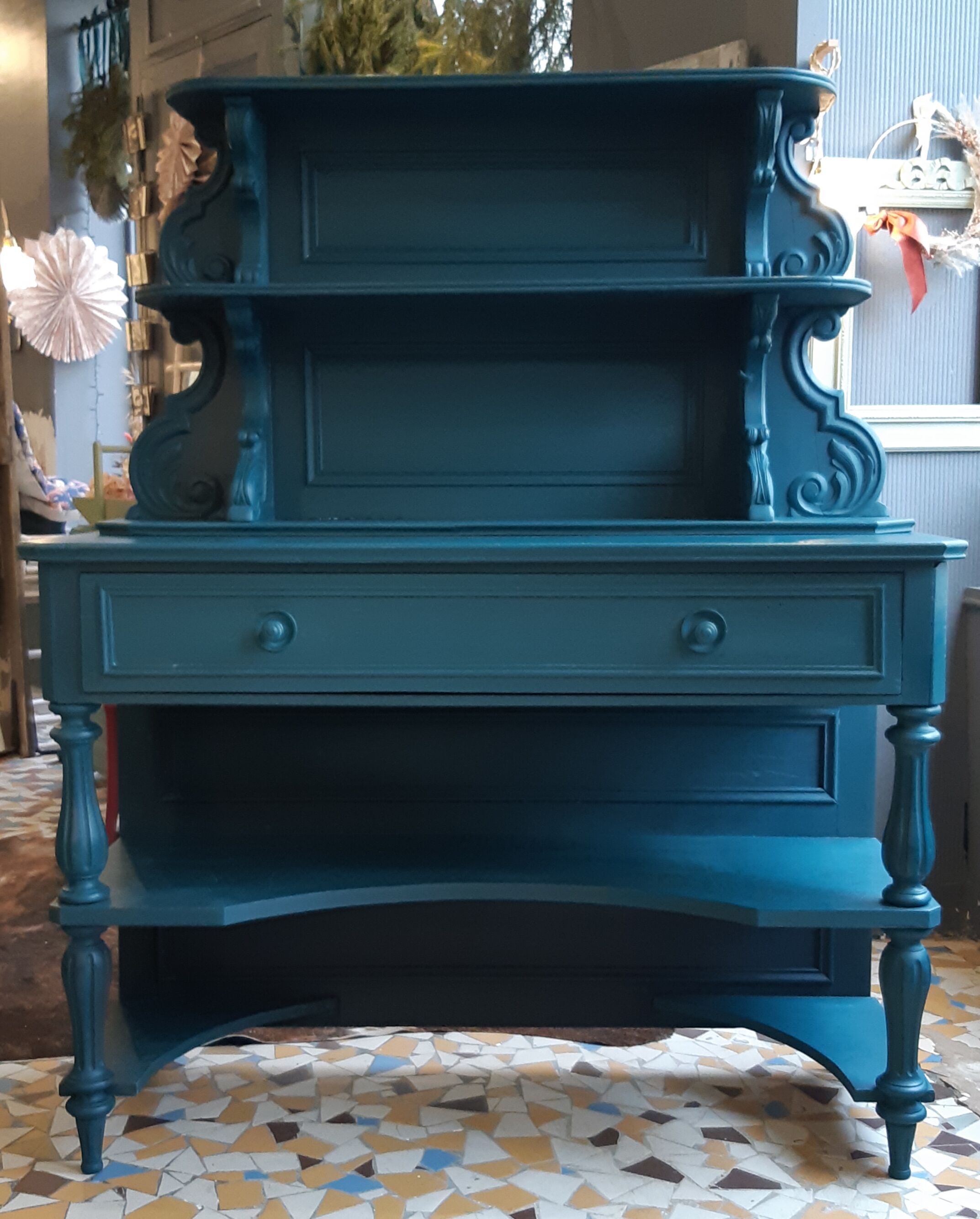 Blue cupboard
