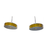 Pair of belux 1970 suspension lamp