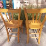 pair of Luterma style bistro chairs