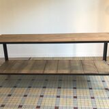 Console metal et bois