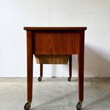 Mobile table/thread stand, Denmark 60s, vintage, mid-c modern
