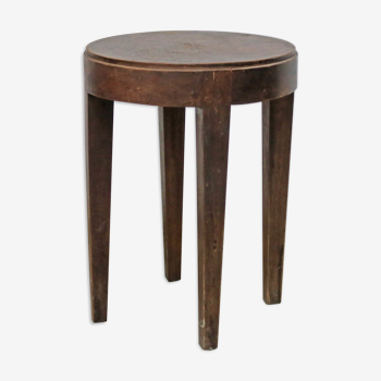 Art deco wooden stool