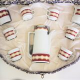 Vintage schirnding coffee service in porcelain, germany, 1970s, set of 21