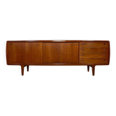 1960s Vintage Mid-Century Danish Teak Sideboard by H.P. Hansen