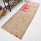 Short turkish runner rug 89x256cm