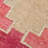 3x10 Orange & Red Turkish Vintage Runner Rug, 97x301Cm SK 22031