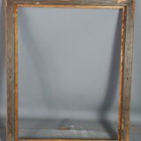 Old frame gilded stucco wood 47x38 foliage 42x32.9 cm Louis XIV SB style