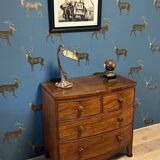 Antique Bow front chest of drawers
