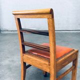 Set of Art Deco Belgian Side Chairs, 1930s