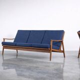 Vintage Mid-Century Australian Modern Teak Sofa & Armchairs by Parker Furniture