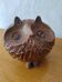 Owl in stoneware Jacky Coville
