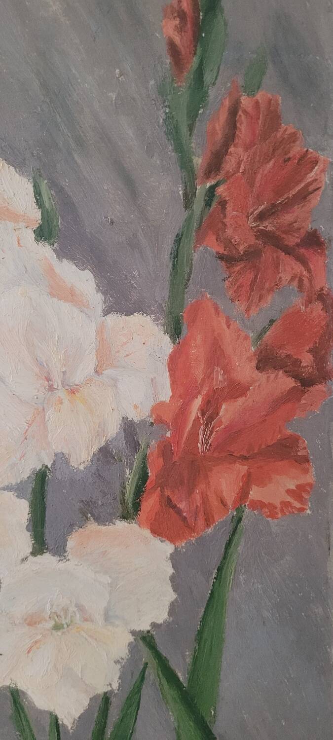 Huile : Les glaïeuls