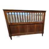 Headboard with wooden bars