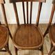 Set of 5 baumann bistro chairs in bent wood stamped xxth
