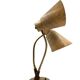Mid-century modern two lights lamp, France circa 1960