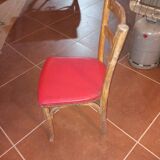Chaise bistrot rouge