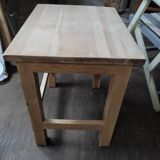 Solid wood stool air-gummed side table