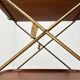 Mid-Century Teak and Metal Folding Bar by Silva Denmark, 1960s