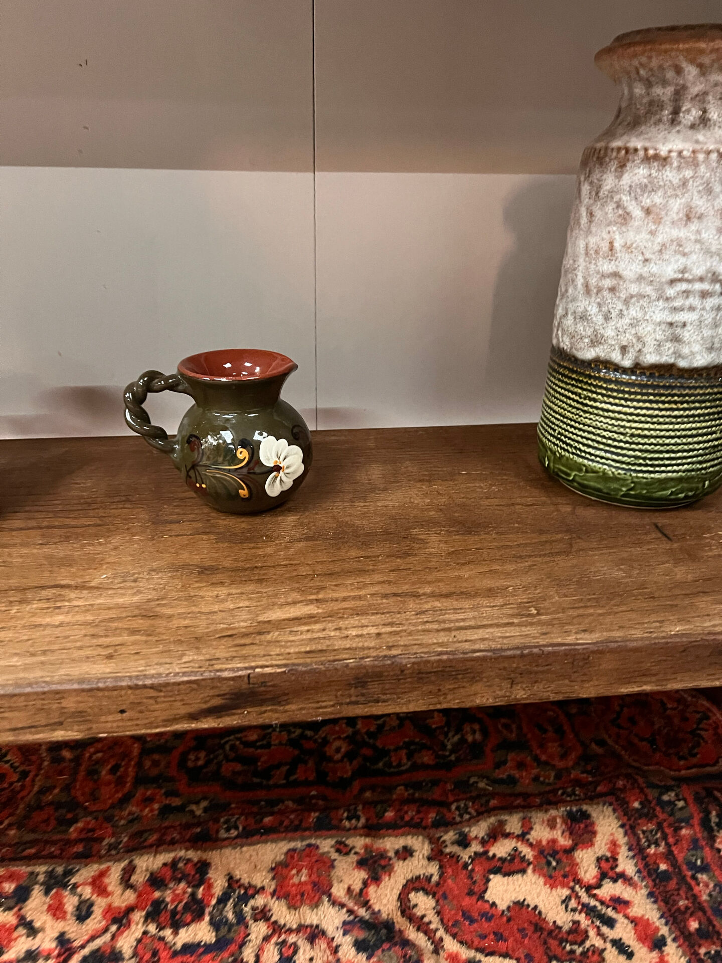 Ancienne console d’atelier en chêne