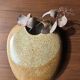 Lens stone wall vase