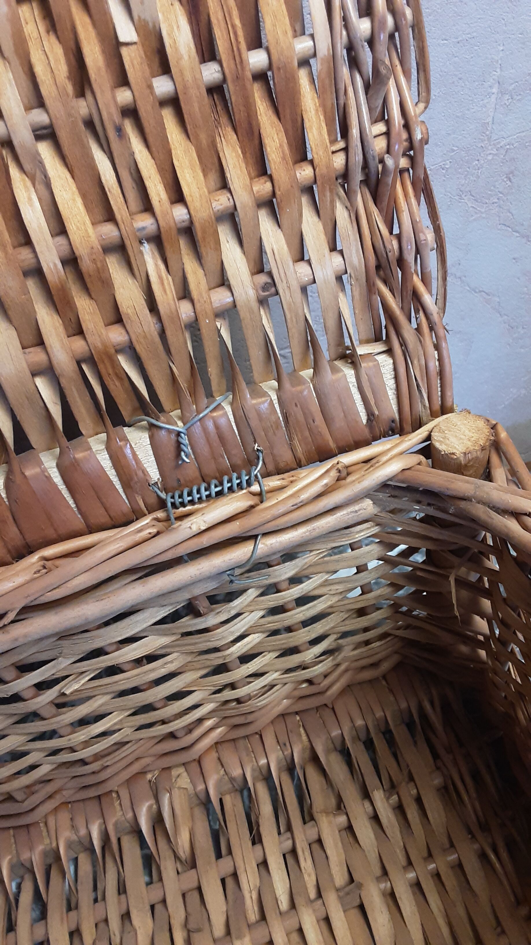 Rattan wicker malle 70 years