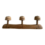 Old wooden coat rack from the 50s