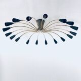 Sputnik 18-Arm Ceiling Lamp from Kaiser Leuchten, Germany, 1950s