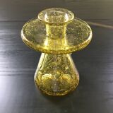 Biot glass candlestick