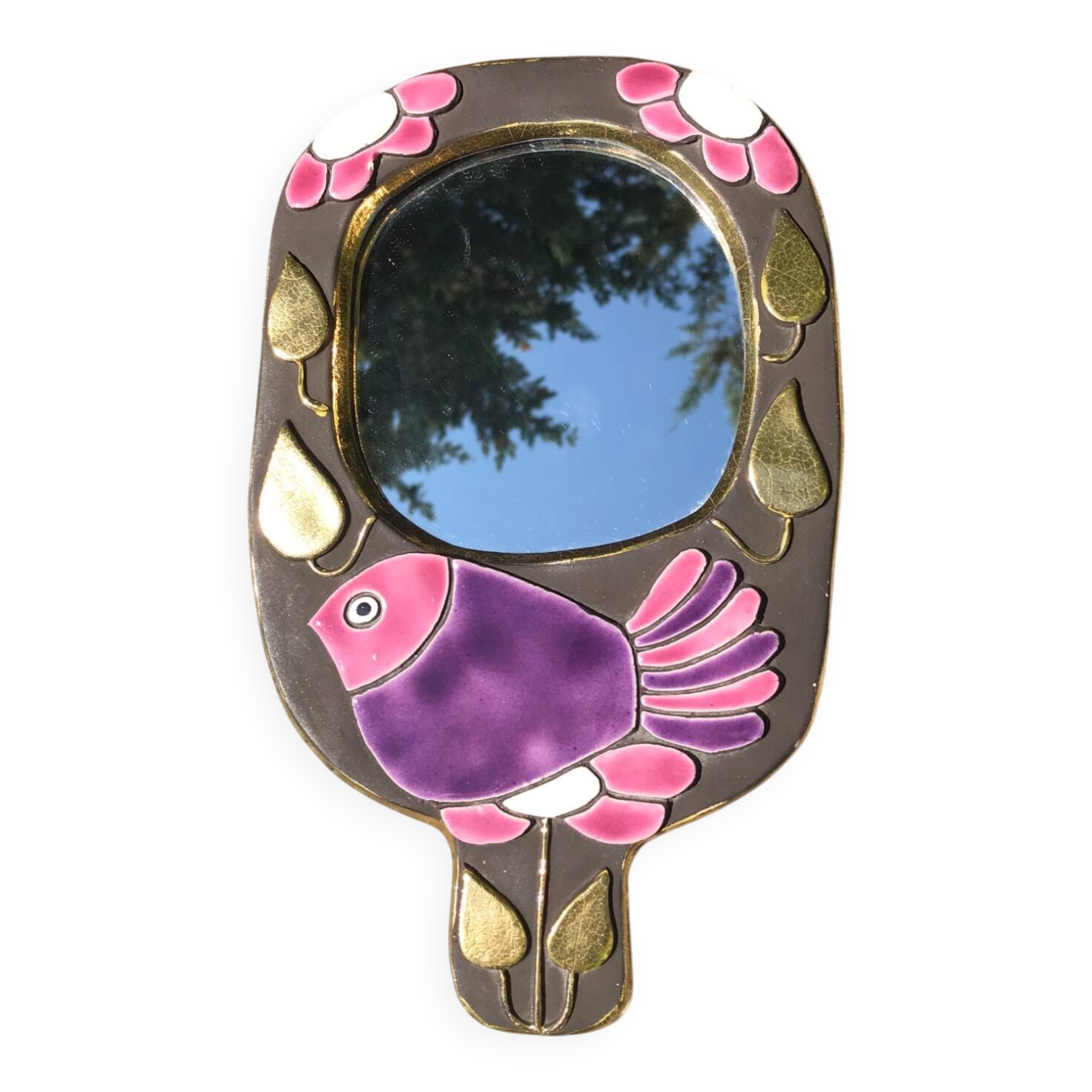 Mithé Espelt Mirror – Glazed Earthenware