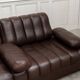 Canapé vintage DS 85 en cuir marron par De Sede 1980