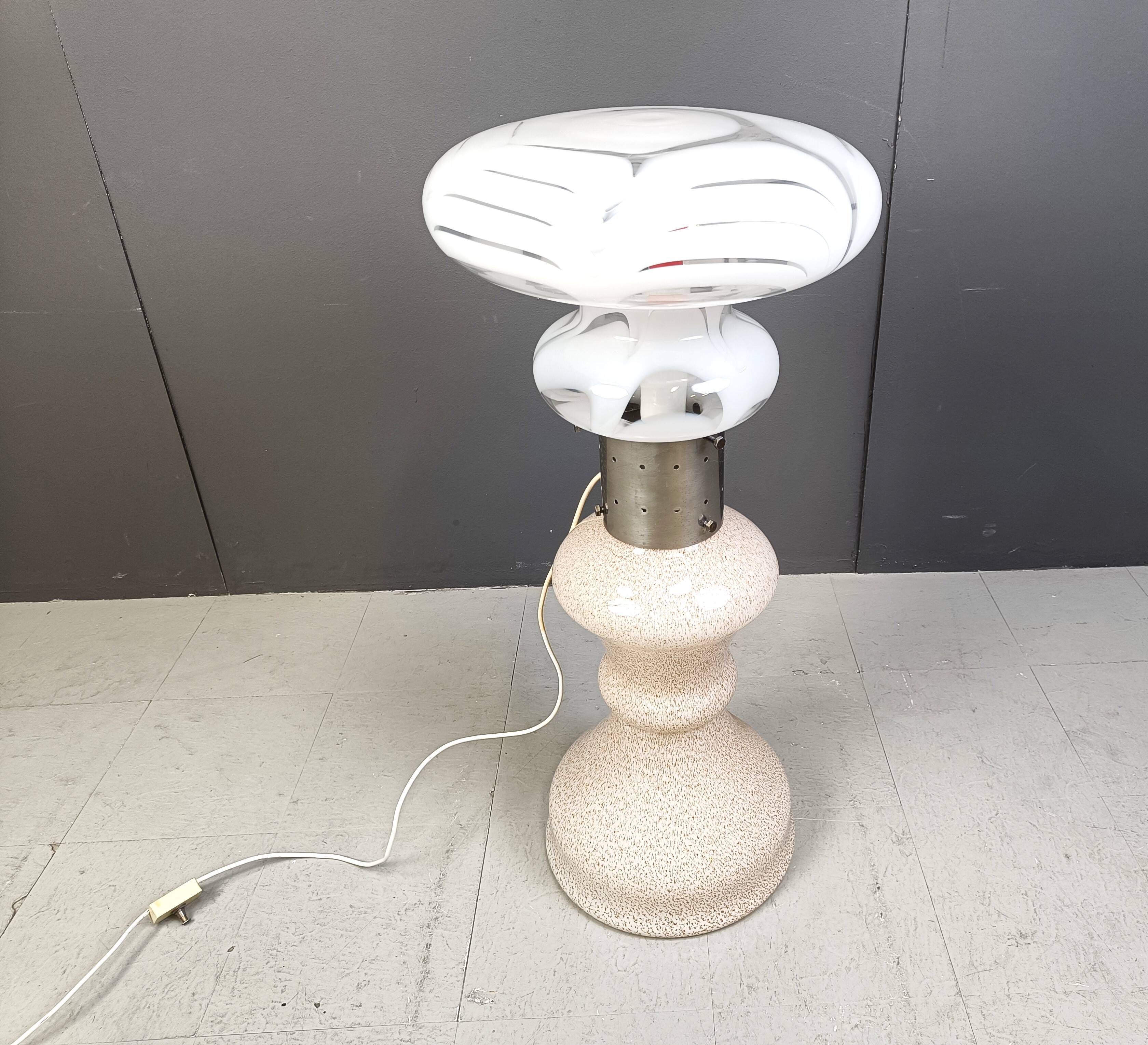 Vintage floor lamp by Mazzega, 1960s