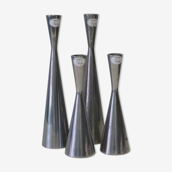 Set of 4 candle holders, designed by Erika Pekkari 1990