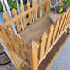 Jardinière sur pied en bois