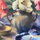 Nature morte, huile sur toile  signée Biacabe