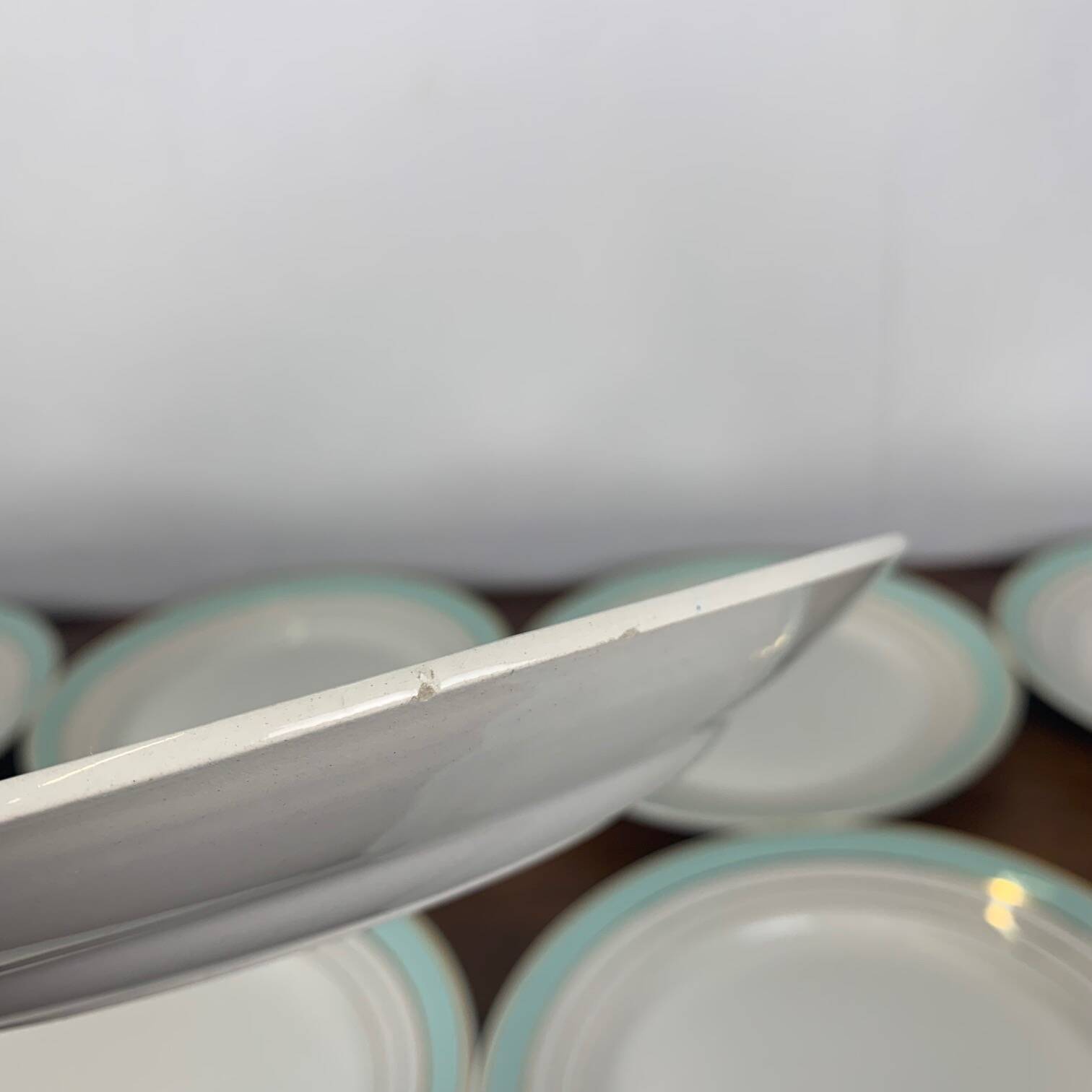 Lunéville "Régence" model, water green, late 19th century