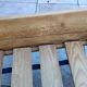 Vintage pine bed chalet style Chamonix for one person.