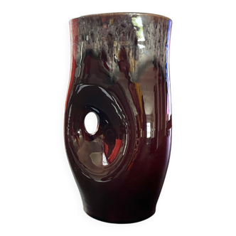 Vintage ceramic vase from Accolay 1960