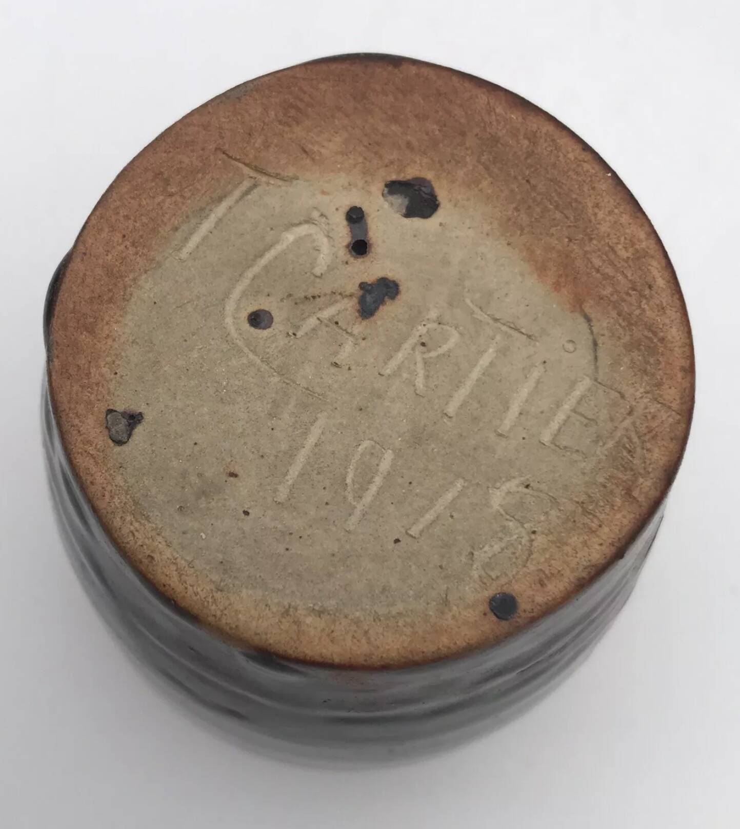 Stoneware VASE signed Thomas CARTIER, Saint Amand en Puisaye, 1918, Art Nouveau