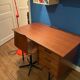 Vintage desk 60s wood and metal