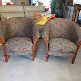 Pair of club chairs