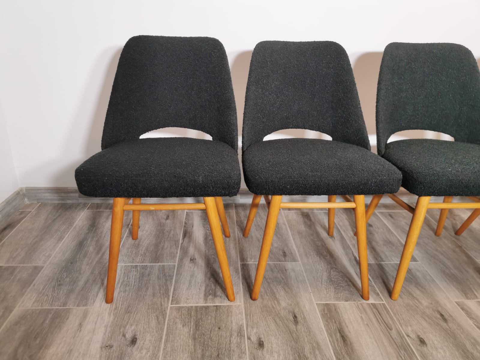 Restored dining chairs by Oswald Haerdtl