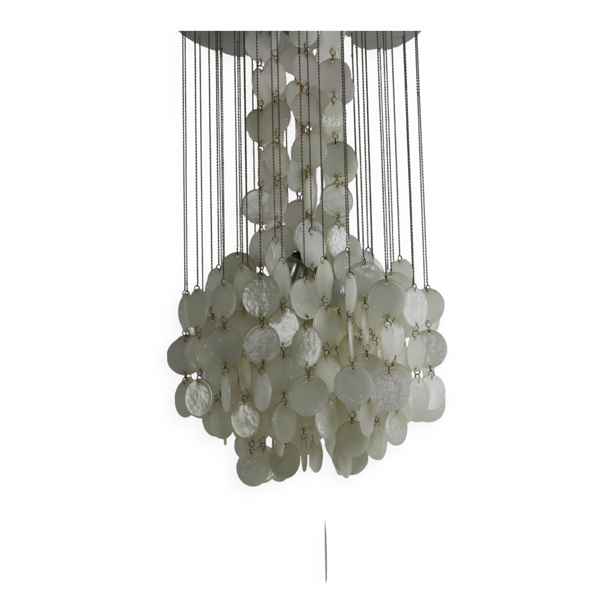 Lustre en pastilles de céramique, années 60