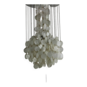 Lustre en pastilles de céramique, années 60