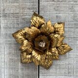 Gold floral applique Masca
