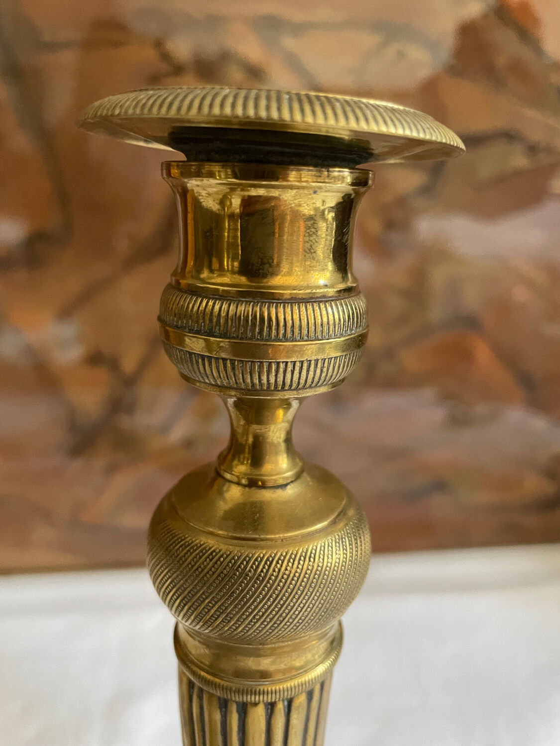 Golden candlesticks