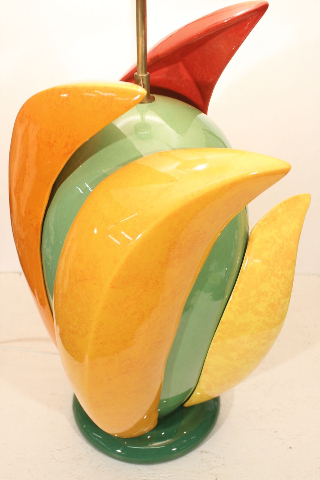 Ceramic lamp by François Chatain, France, 1990s