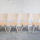 Set of 4 chairs salon mikado by Foersom & Hiort-Lorenzen for Fredericia, 1999